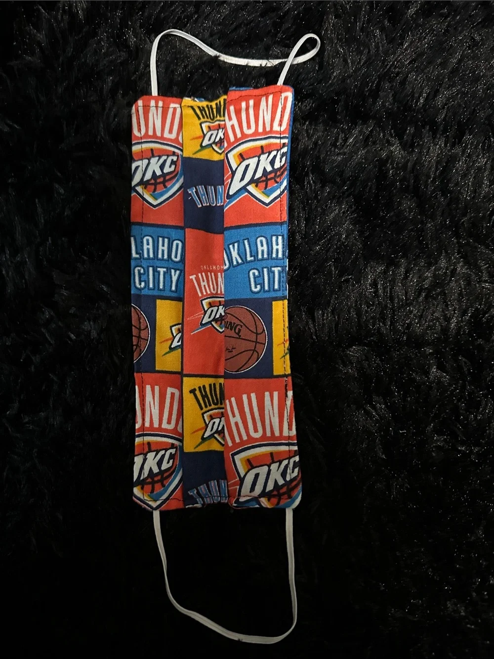 Oklahoma City Thunder unisex Adult/Youth Face Mask - Blue